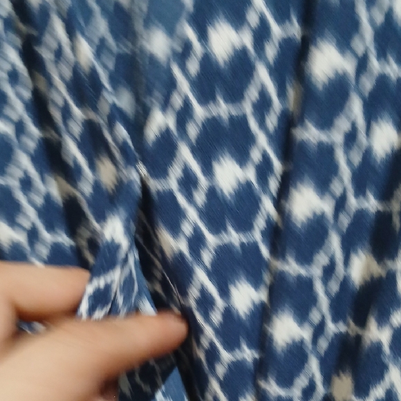 Navy and White Patterned Jumpsuit, Gentle Used, Excellent Conditions, Sz Small - Picture 3 of 8